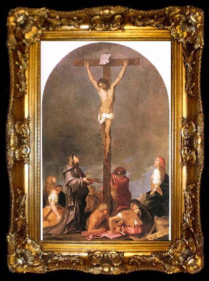 framed  Giulio Carpioni Crucifixion, ta009-2